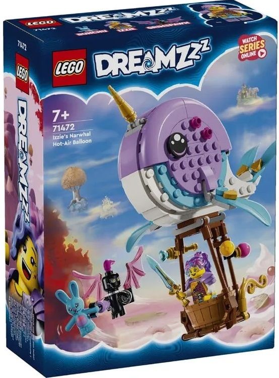 Конструктор LEGO DREAMZzz Повітряна куля Іззі «Нарвал»