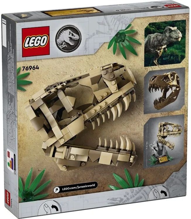 Конструктор LEGO Jurassic World Скам`янілості динозаврів: череп тиранозавра