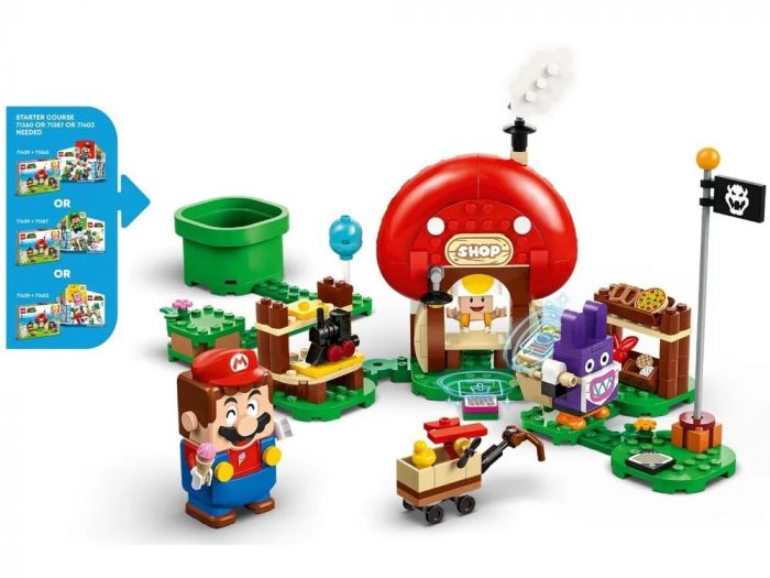 Конструктор LEGO Super Mario Nabbit у крамниці Toad. Додатковий набір