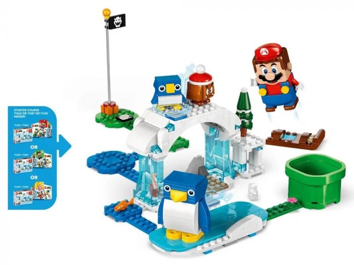 Конструктор LEGO Super Mario Снігова пригода родини penguin. Додатковий набір