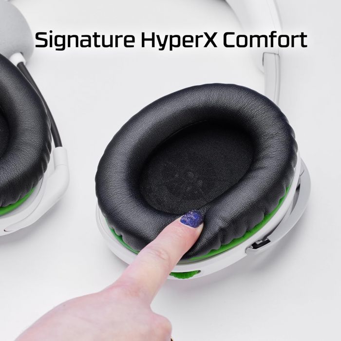 Гарнітура HyperX Cloud Stinger 2 Xbox, mini-jack, біло-зелений
