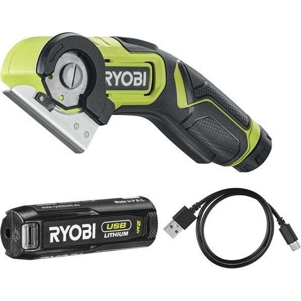 Різак Ryobi RCT4-120G акумуляторний, 4В USBLIthium, АКБ 1х2Аг