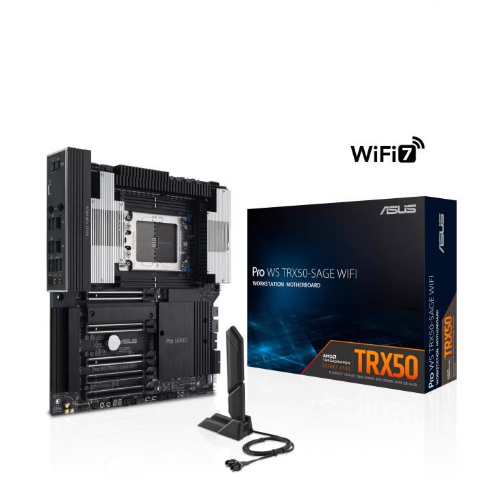 Материнська плата серверна ASUS PRO WS TRX50-SAGE WIFI sTR5 TRX50 4xDDR5 M.2 WiFi BT CEB