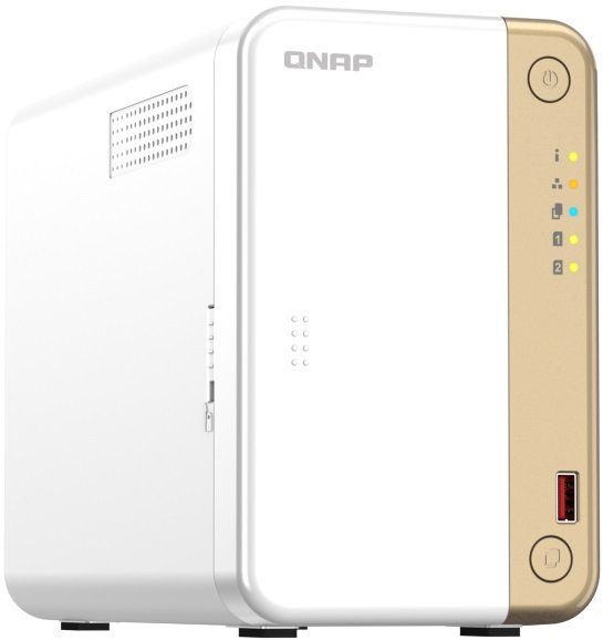 Мережеве сховище QNAP TS-262-4G (2.5GbE HDMI USB 3.2 Gen2)