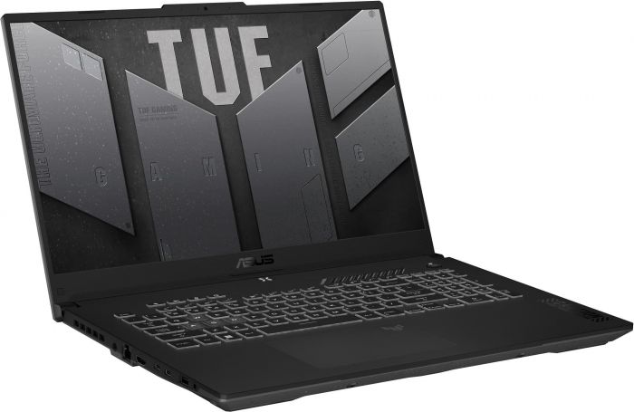 Ноутбук ASUS TUF Gaming A17 FA707XI-LL036 17.3" WQHD IPS, AMD R9-7940HS, 16GB, F1TB, NVD4070-8, NoOS, Сірий