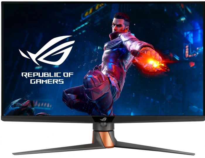 Монітор Asus 32" ROG Swift PG32UQXR 2xHDMI, 2xDP, 2xUSB, IPS, 3840x2160, 160Hz, 1ms, sRGB 160%, FreeSync, HAS, HDR1000