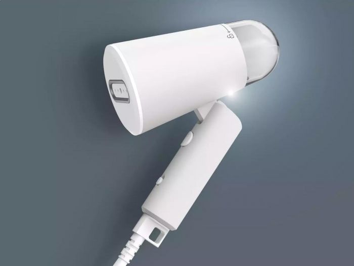 Відпарювач Tefal компактний, 1200Вт, 70мл, постійна пара - 20гр, пластик підошв., білий