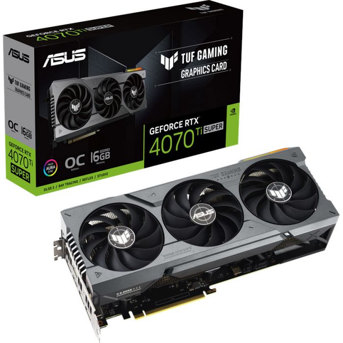 Відеокарта ASUS GeForce RTX 4070 Ti SUPER 16GB GDDR6X OC TUF-RTX4070TIS-O16G-GAMING