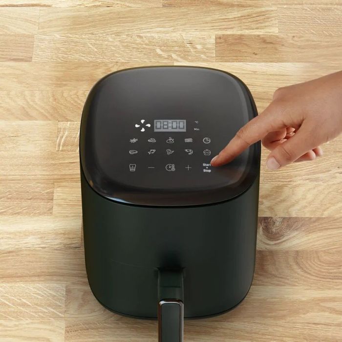 Мультипіч Tefal EasyFry Compact, 1300Вт, чаша-3л, сенсорне керув., пластик, темно-зелений