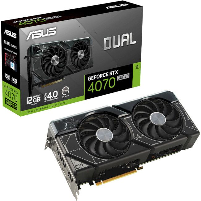 Відеокарта ASUS GeForce RTX 4070 SUPER 12GB GDDR6X DUAL-RTX4070S-12G