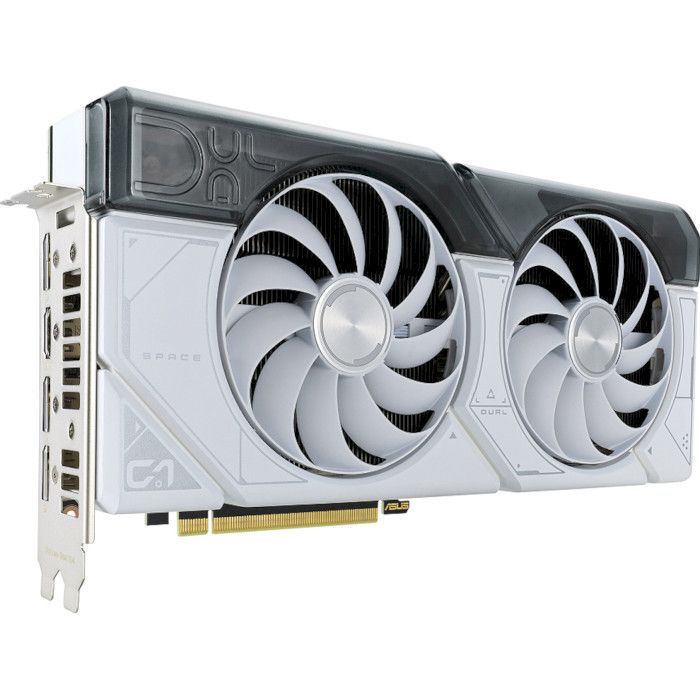 Відеокарта ASUS GeForce RTX 4070 SUPER 12GB GDDR6X OC білий DUAL-RTX4070S-O12G-WHITE