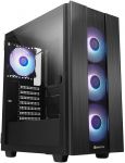 Корпус CHIEFTEC Gaming Hunter 2 Tempered Glass Edition, без БЖ, 1xUSB3.1, 1xUSB Type-C, 4x120мм RAINBOW ARGB, VGA 320мм, LCS ready, ATX, чорний