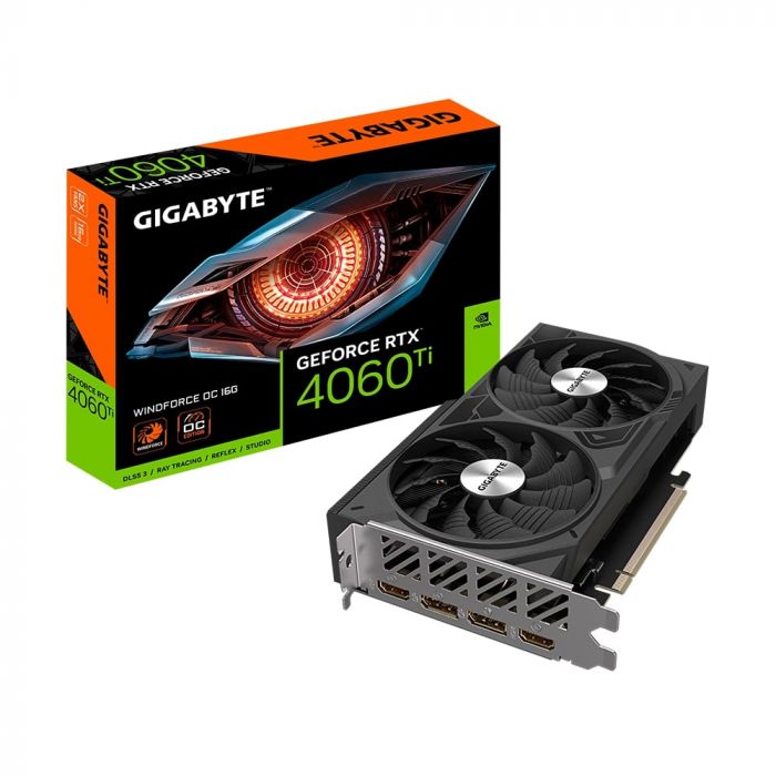 Відеокарта GIGABYTE GeForce RTX 4060 Ti 16GB GDDR6 WINDFORCE OC