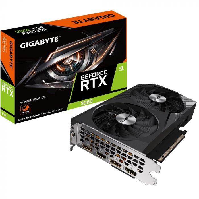 Відеокарта GIGABYTE GeForce RTX 3060 12GB GDDR6 WINDFORCE