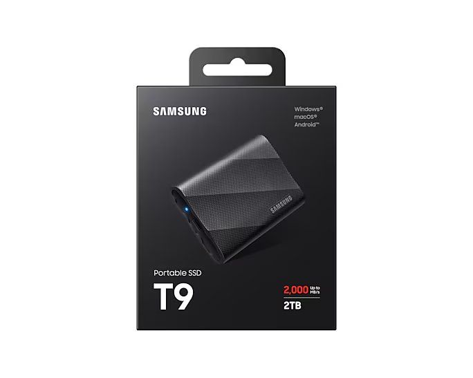 Портативний SSD Samsung 2TB USB 3.2 Gen 2 Type-C T9 Shield