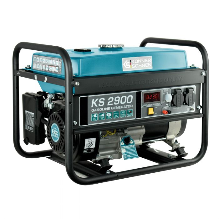 Генератор бензиновий Konner&Sohnen KS 2900, 230В, 2.9кВт, ручний стартер, 41.5кг