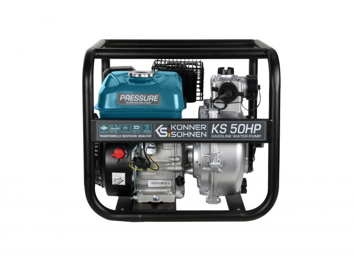 Мотопомпа бензинова Konner&Sohnen KS 50HP високонапірна, 30м3/г (500л/хв), 7.0к.с, 29кг
