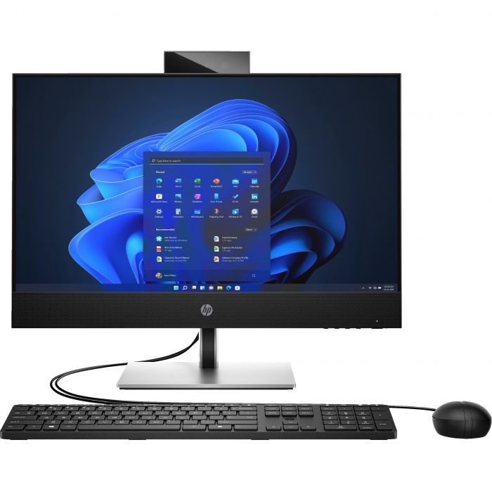 Комп'ютер персональний моноблок HP ProOne 440-G9 23.8" FHD IPS AG, Intel i5-13500T, 16GB, F512GB, ODD, UMA, WiFi, кл+м, 3р, W11P, чорний