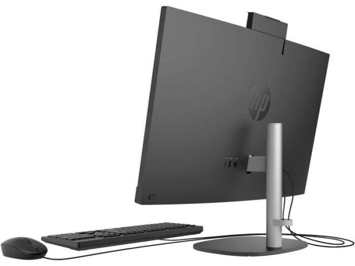 Комп'ютер персональний моноблок HP 240-G10 23.8" FHD IPS AG, Intel i5-1335U, 8GB, F512GB, UMA, WiFi, кл+м, 3р, DOS, чорний