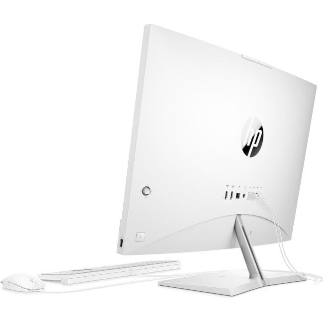 Комп'ютер персональний моноблок HP Pavilion 23,8" FHD IPS AG, Intel i5-13400T, 16GB, F512GB, NVD3050-4, WiFi, кл+м, DOS, білий