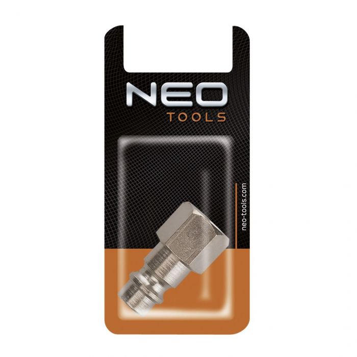 З'єднувач швидкороз'ємного штуцера Neo Tools, 1/4", 16бар, латунь