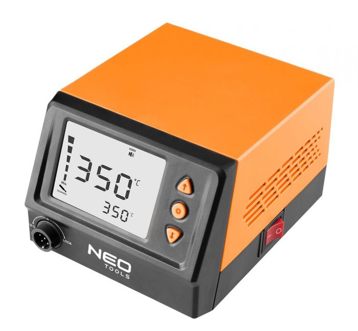 Паяльна станція Neo Tools SL1, 60Вт, 180-450 °С, РК-дисплей, ESD захист, автоматичне відключення