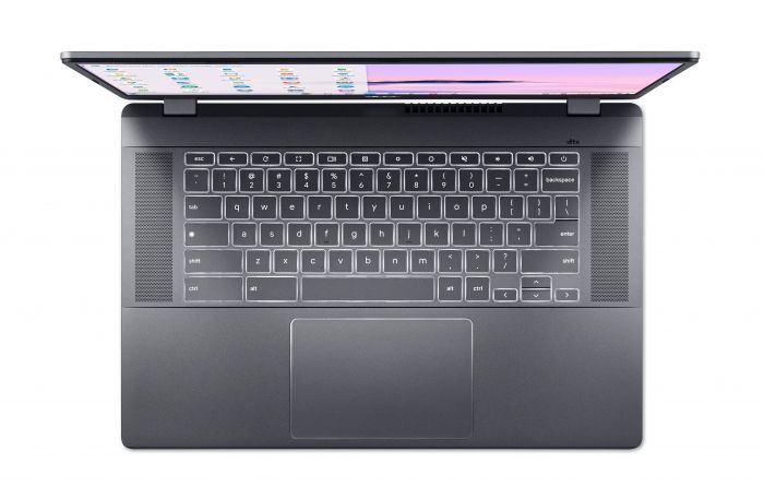 Ноутбук Acer Chromebook Plus CB515-2HT 15" FHD IPS Touch, Intel i3-1315U, 8GB, F512GB, UMA, ChromeOS, сірий