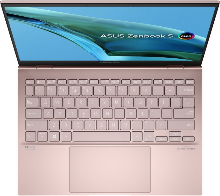 Ноутбук ASUS Zenbook S 13 UM5302LA-LV153 13.3" 2.8K OLED, AMD R7-7840U, 16GB, F1TB, UMA, noOS, Бежевий