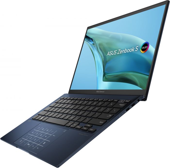 Ноутбук ASUS Zenbook S 13 UM5302LA-LV152 13.3" 2.8K OLED, AMD R7-7840U, 16GB, F1TB, UMA, noOS, Блакитний