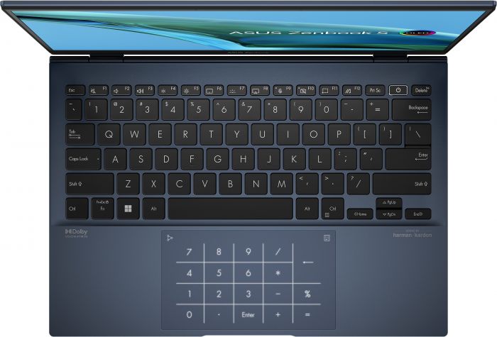 Ноутбук ASUS Zenbook S 13 UM5302LA-LV152 13.3" 2.8K OLED, AMD R7-7840U, 16GB, F1TB, UMA, noOS, Блакитний