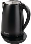 Електрочайник Gorenje 1.7л, подвійні стінки, LED дисплей, Strix контроль, чорний