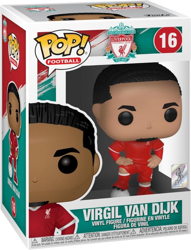 Фігурка Funko POP Football: Liverpool - Virgil Van Dijk