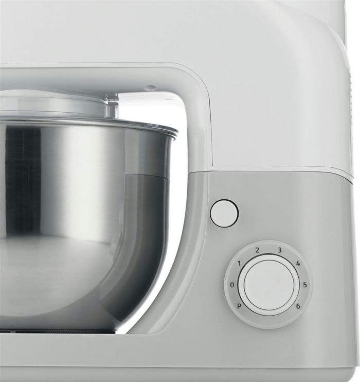 Кухонна машина Gorenje 800Вт, чаша-метал, корпус-метал, насадок-3, білий