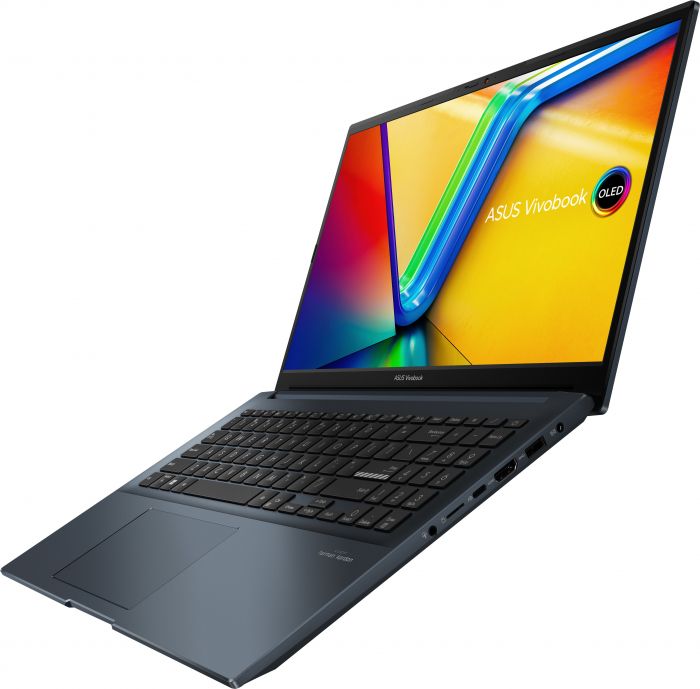 Ноутбук ASUS Vivobook Pro 15 M6500XU-LP017 15.6" FHD IPS, AMD R7-7840HS, 16GB, F1TB, NVD4050-6, noOS, Блакитний