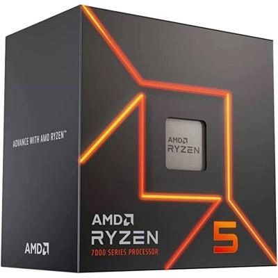 Центральний процесор AMD Ryzen 5 7500F 6C/12T 3.7/5.0GHz Boost 32Mb AM5 65W Wraith Stealth cooler MPK