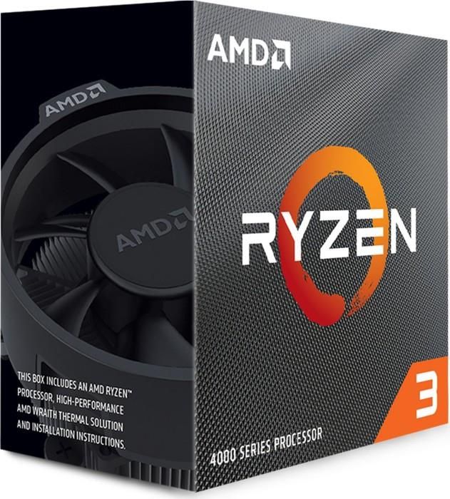 Центральний процесор AMD Ryzen 3 4100 4C/8T 3.8/4.0GHz Boost 4Mb AM4 65W Wraith Stealth cooler Box