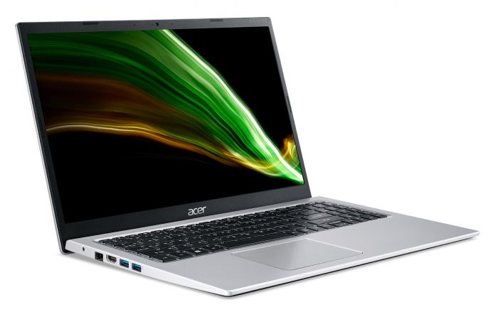 Ноутбук Acer Aspire 3 A315-58 15.6" FHD IPS, Intel i5-1135G7, 16GB, F512GB, UMA, Lin, сріблястий