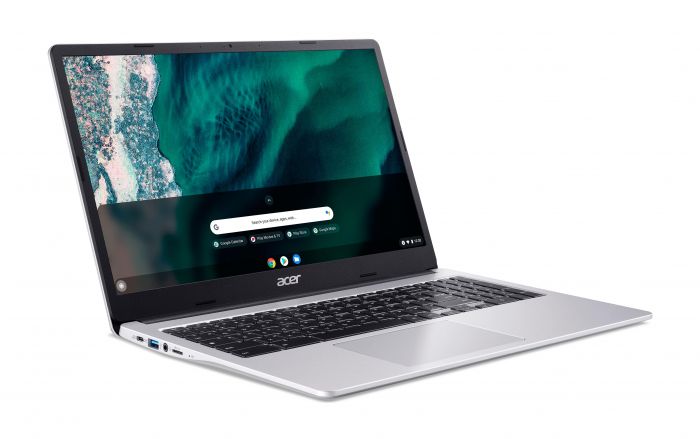 Ноутбук Acer Chromebook CB315-4HT 15" FHD IPS Touch, Intel P N6000, 8GB, F128GB, UMA, ChromeOS, сріблястий