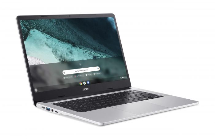 Ноутбук Acer Chromebook CB314-3HT 14" FHD IPS Touch, Intel P N6000, 8GB, F128GB, UMA, ChromeOS, сріблястий
