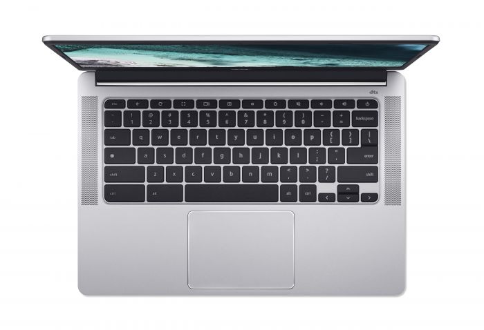Ноутбук Acer Chromebook CB314-3H 14" FHD IPS, Intel C N4500, 4GB, F128GB, UMA, ChromeOS, сріблястий