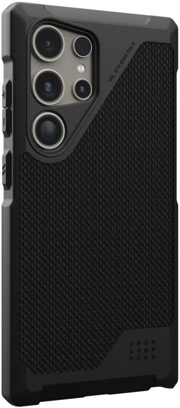 Чохол UAG для Samsung Galaxy S24 Ultra, Metropolis LT Pro, Kevlar Black