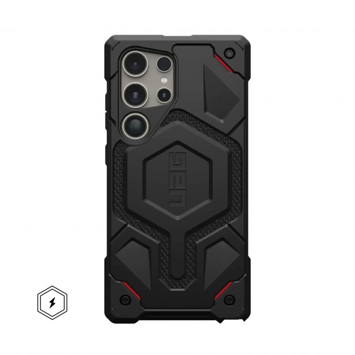 Чохол UAG для Samsung Galaxy S24 Ultra, Monarch Pro, Kevlar Black