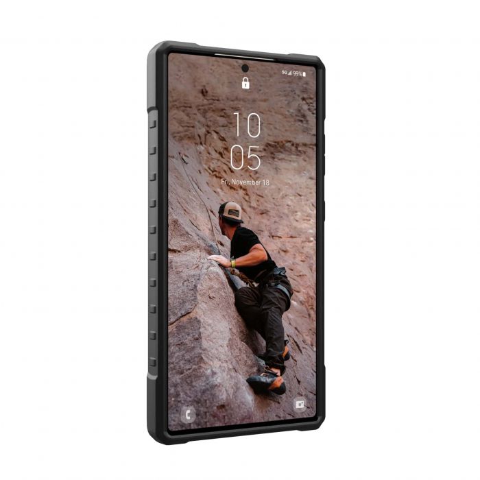 Чохол UAG для Samsung Galaxy S24 Ultra, Pathfinder Clear Pro, Ash