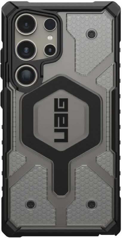 Чохол UAG для Samsung Galaxy S24 Ultra, Pathfinder Clear Pro, Ash