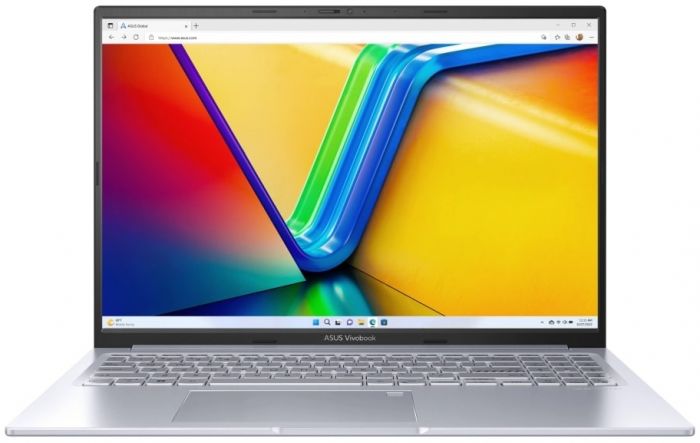 Ноутбук ASUS Vivobook 16X K3604ZA-MB022 16" WUXGA, Intel i5-1235U, 16GB, F1TB, UMA, NoOS, Сріблястий