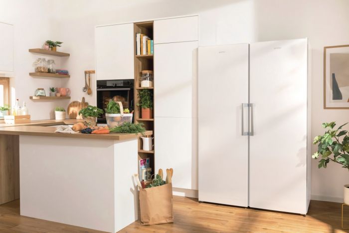 Холодильна камера Gorenje, 186x60х66, 398л, А+, електронне упр, зона св-ті, білий