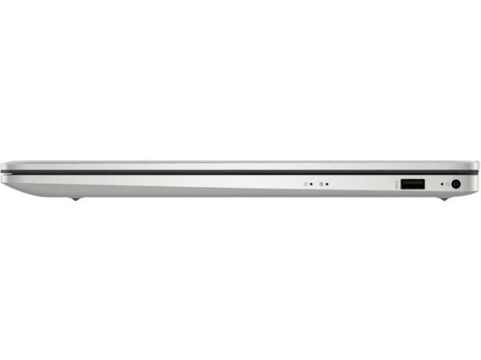 Ноутбук HP 17-cn3025ua 17.3" FHD IPS AG,Intel i3-N305, 8GB, F512GB, UMA, DOS, сріблястий