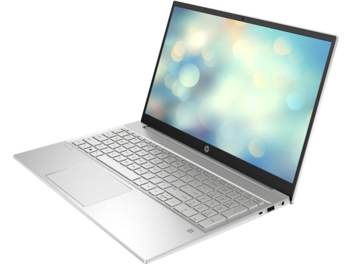 Ноутбук HP Pavilion 15-eh3016ua 15.6" FHD IPS AG, AMD R7-7730U, 16GB, F1024GB, UMA, DOS, сріблястий