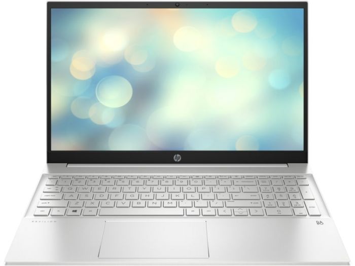 Ноутбук HP Pavilion 15-eh3016ua 15.6" FHD IPS AG, AMD R7-7730U, 16GB, F1024GB, UMA, DOS, сріблястий
