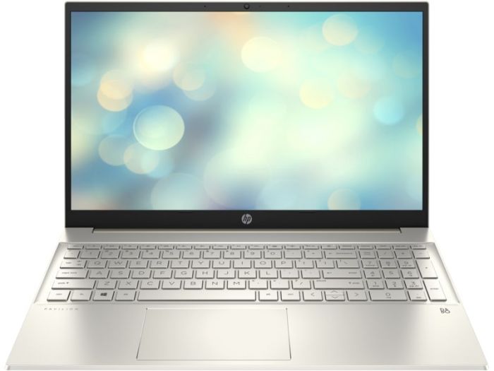 Ноутбук HP Pavilion 15-eh1131ua 15.6" FHD IPS AG, AMD R7-5700U, 16GB, F512GB, UMA, DOS, золотистий
